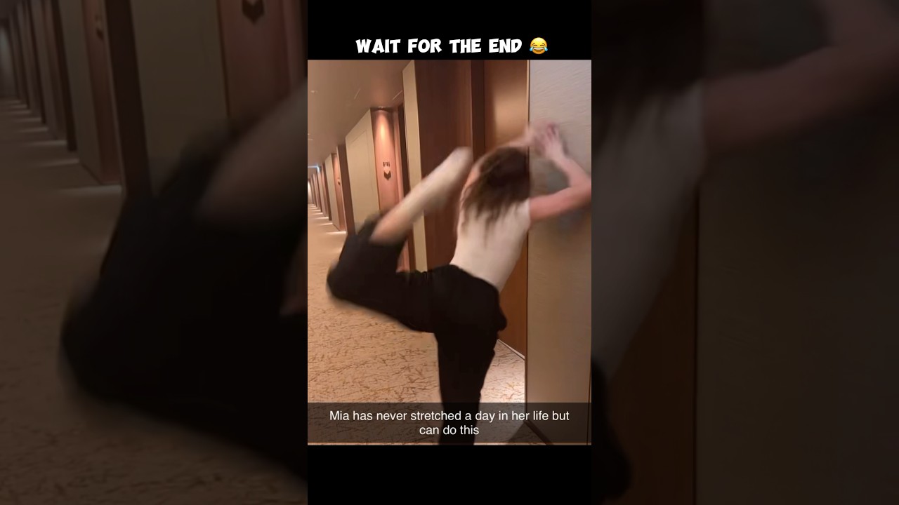 КАК ОНА УДАРИЛАСЬ О СТЕНУ 😭😂 