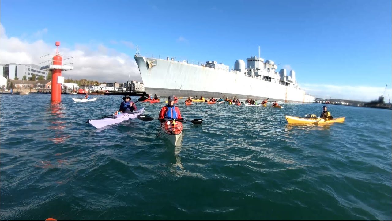Kayaking around Portsmouth (Portsea Circumnavigation)