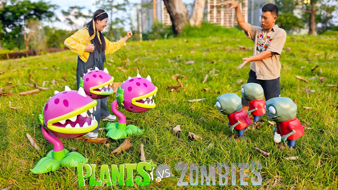 PLANTS VS ZOMBIES :CRAZY HUNGRY CHOMPER, EXCITING PEAK SHOWDOWN.