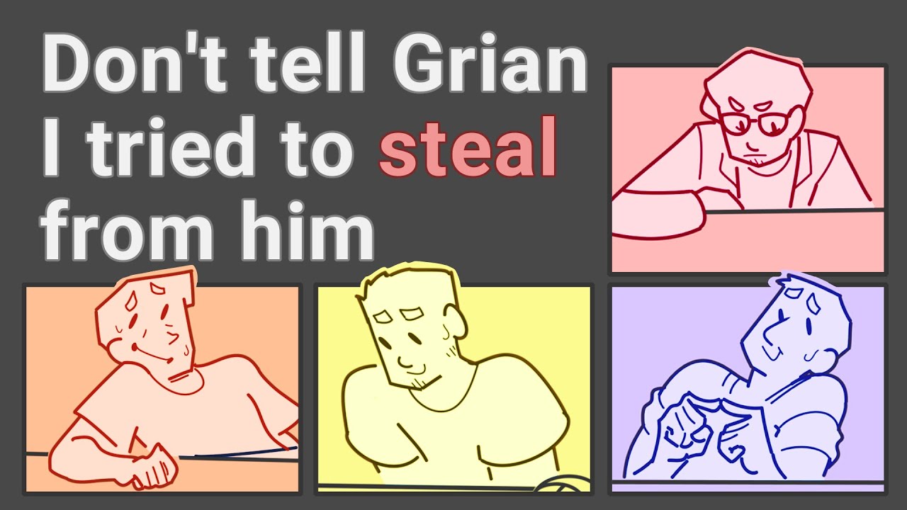 Don't tell Grian I tried to steal from him ▫️GIGS (Grian, Scar, Skizz and Impulse) Animatic