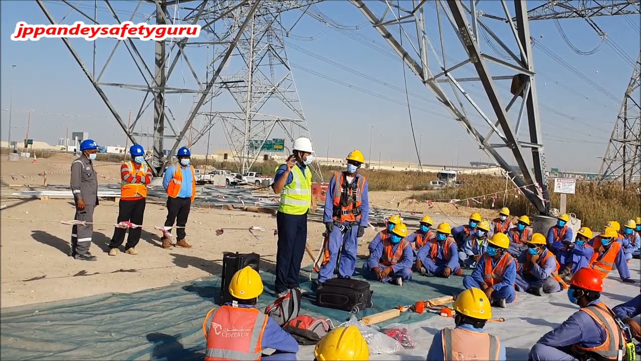WTTR - Working on Transmission Tower & Rescue Training in Hindi - Part - 1  #jppandeysafetyguru