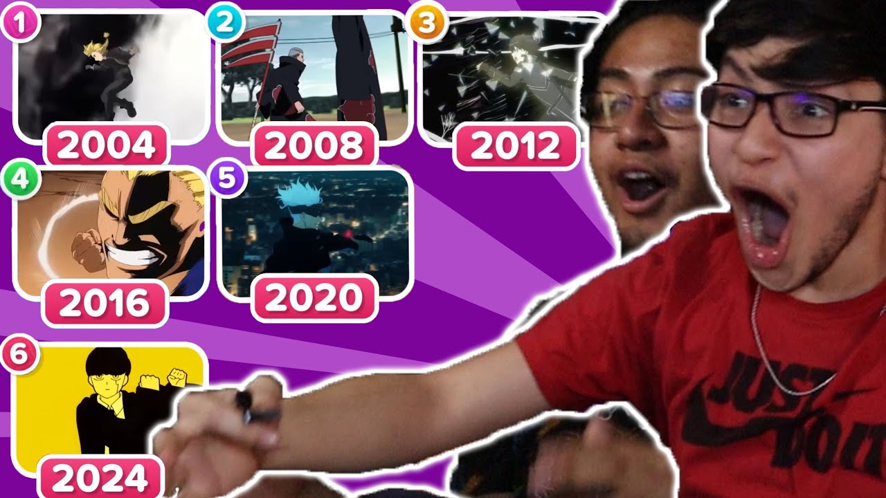 SAVE ONE ANIME OPENING EACH YEAR REACTION!! | 2004-2024
