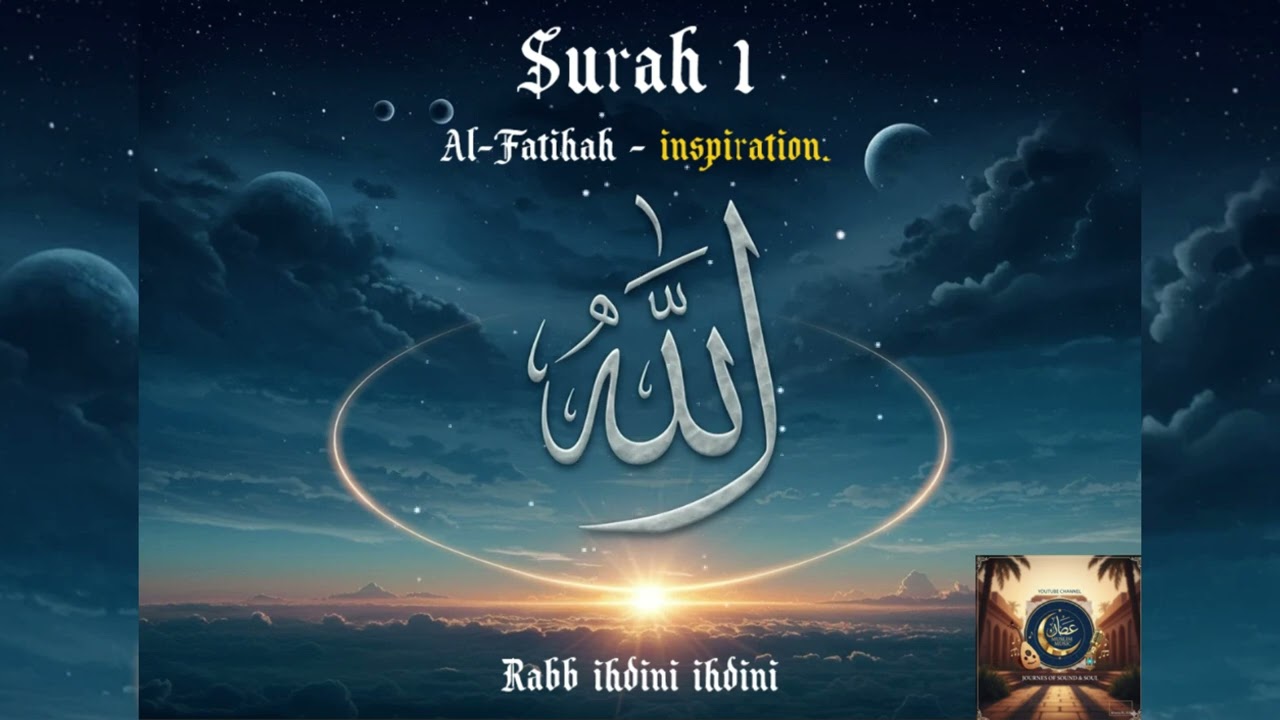 Surah 1 - Al-Fatihah Inspiration Muslim Music - Nasheed - Rabb… ihdini… ihdini…
