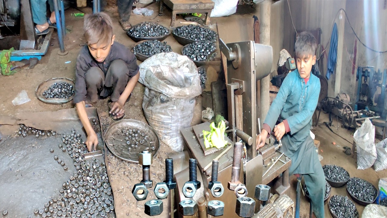 Inside Nut Factory  | Automatic Nut Manufacturing & Making Process Step by Step