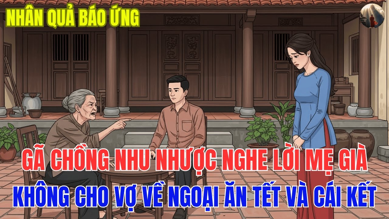 Gã Chồng Nhu Nhược Nghe Lời Mẹ Già Không Cho Vợ Về Ngoại Ăn Tết Và Cái Kết Quả Báo Kinh Hoàng!