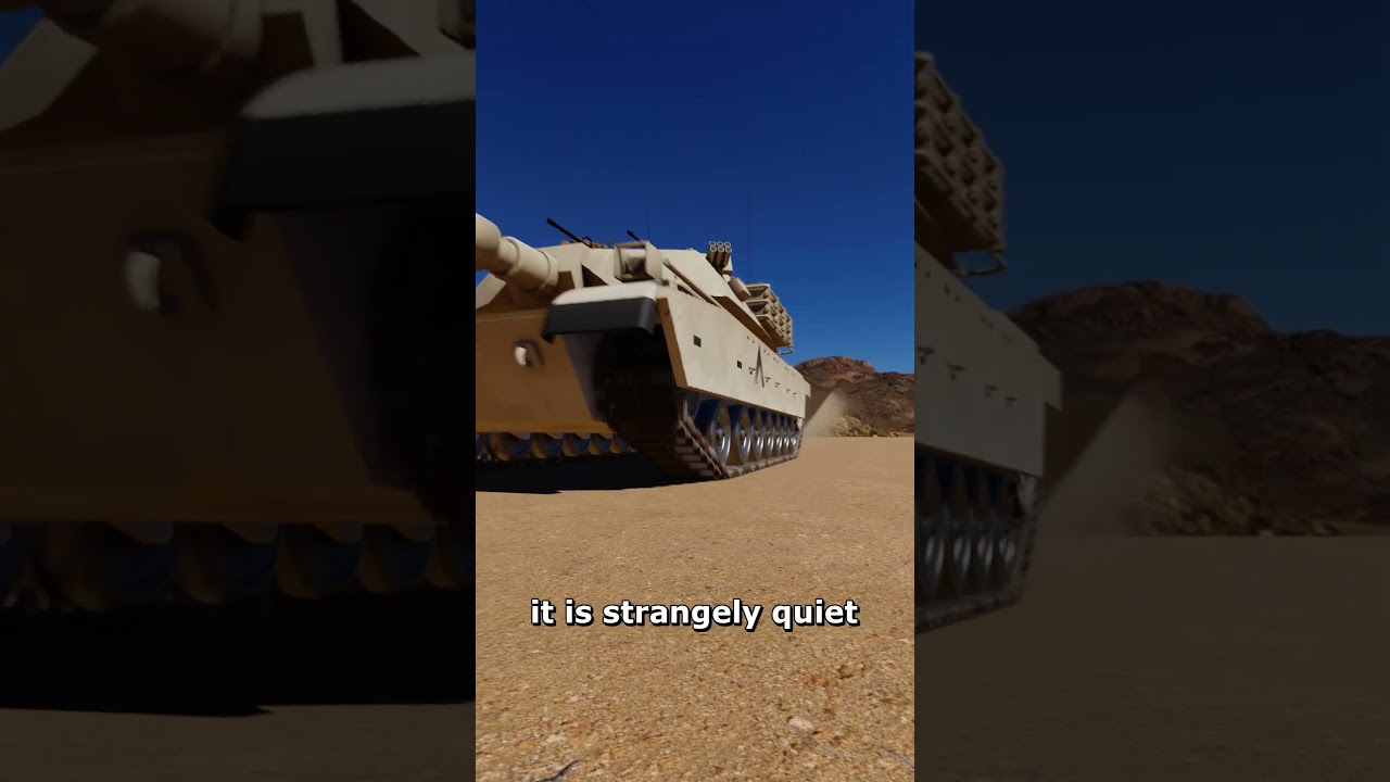 This Tank Runs on a Helicopter Engine | M1A1 Abrams #shorts