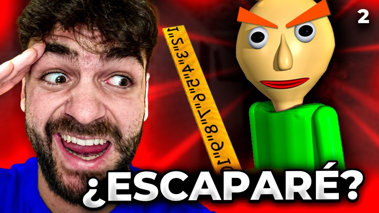 ¿CONSEGUIRÉ ESCAPAR POR FIN DEL PROFESOR CALVO? Baldi's Basic