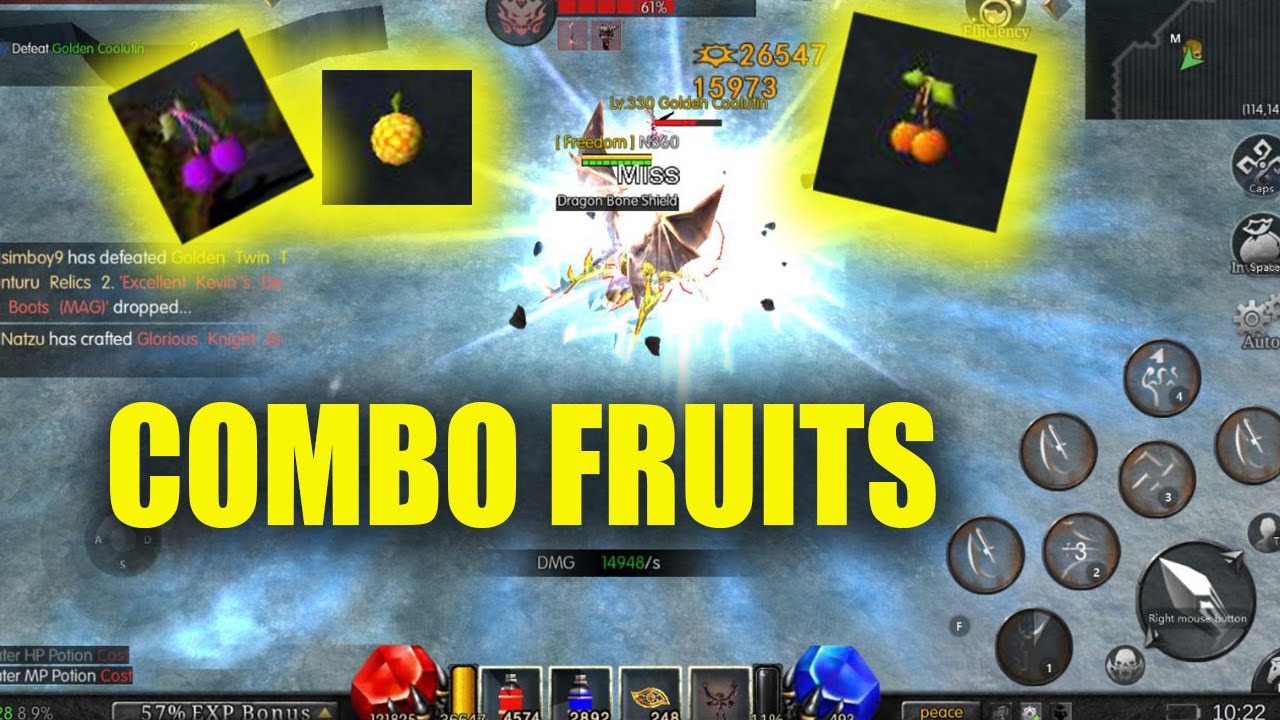 COMBO FRUIT & SUPER COMBO FRUIT - MU MONARCH