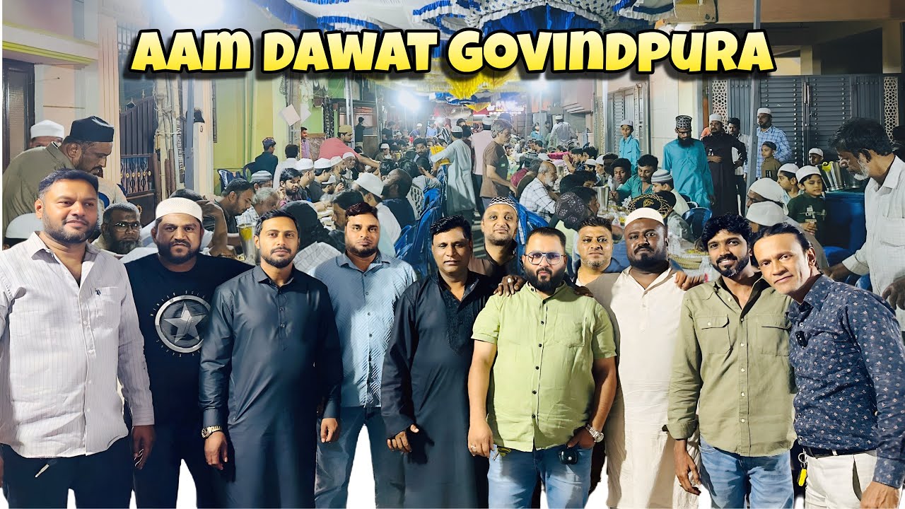 Govindpura Aam Dawat Iftari 2026 😍 | Massive Public Iftar in Bangalore | Syed Muzamil, and friends