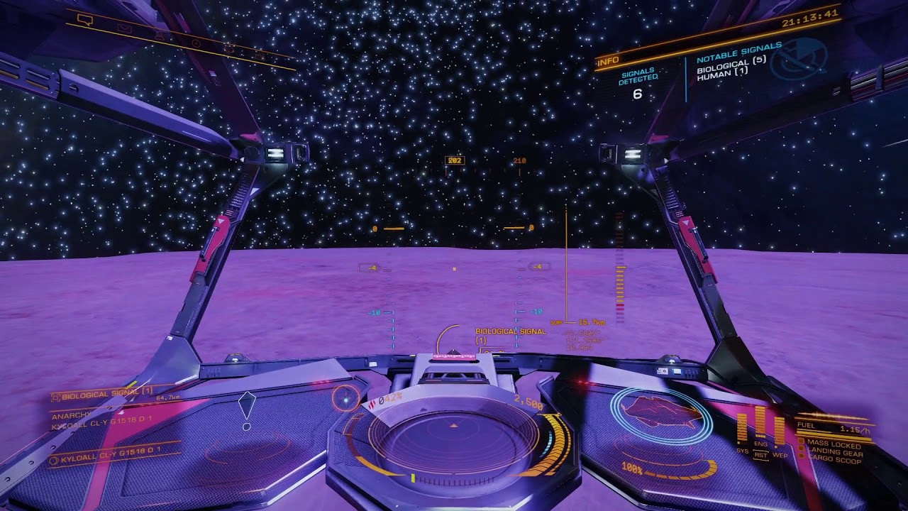 D2EA colonia trip 11G planet landing