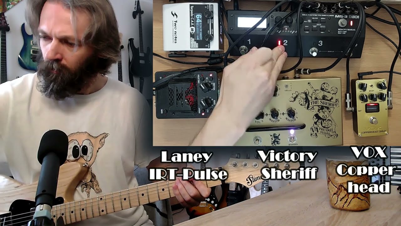 Victory Sheriff Preamp / VOX Copperhead Drive / Laney IRT-Pulse