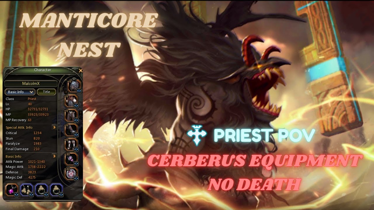 Manticore Nest | Dragon Nest Classic [Priest POV]