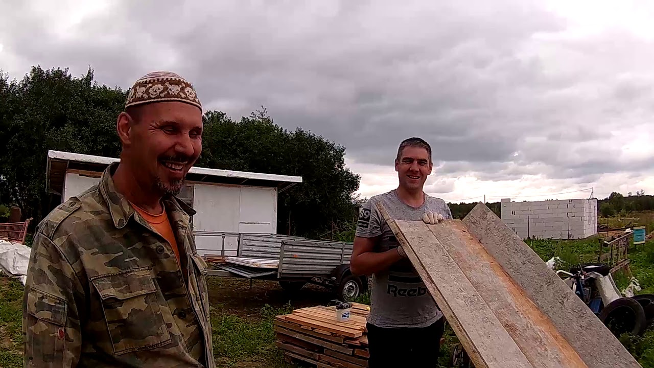 Озеро, септик и плитка!