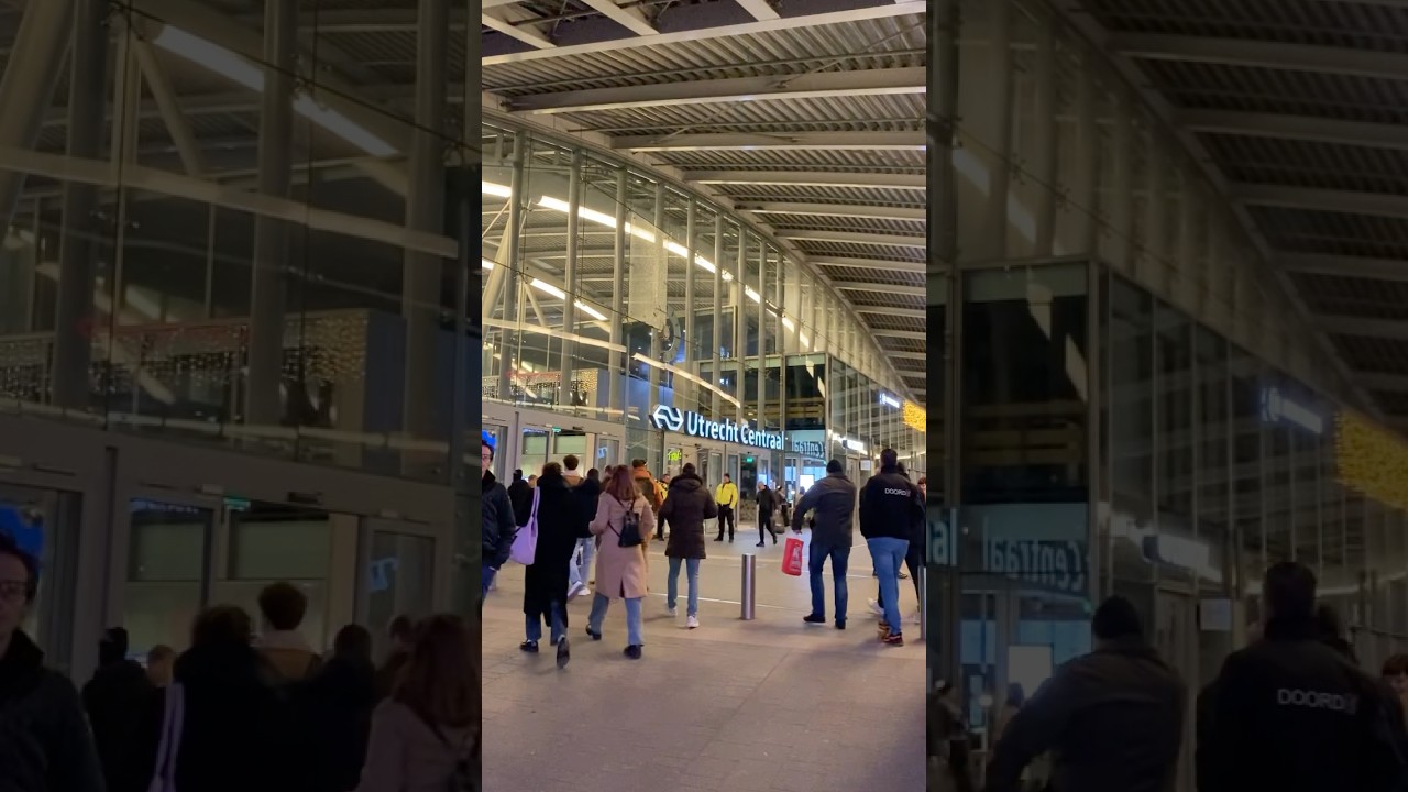 Exploring Utrecht: Central Station &  Catharijne Vibes #youtubeshorts #shortstravel #shorts #utrecht