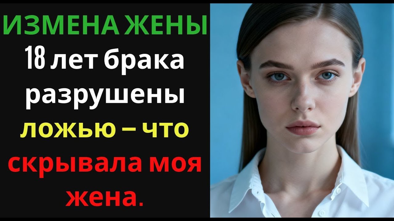 ИЗМЕНА ЖЕНЫ 18 лет брака разрушены ложью — что скрывала моя жена