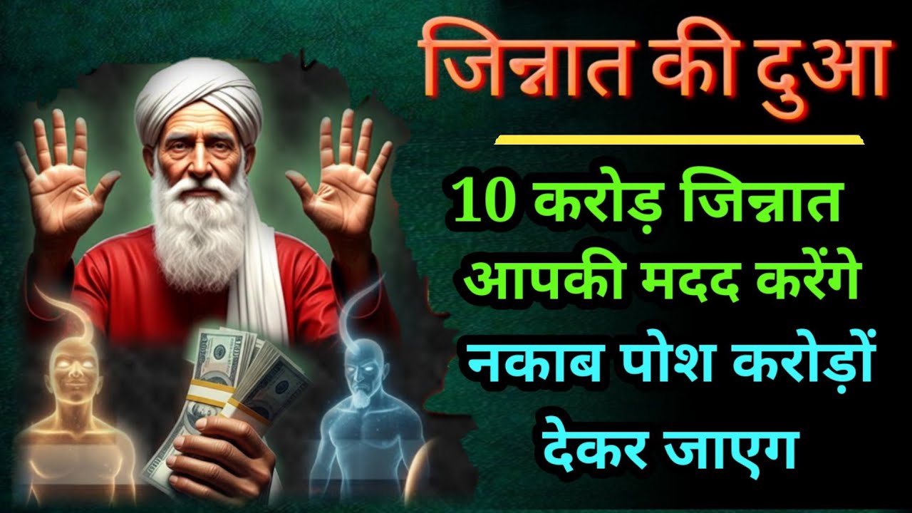 जिन्नात दौलत लाकर देगा | जल्दी सुनो | Dua E Rizq | Rizk Ki Dua | Rizq Ka Wazifa | Wazifa For Money 