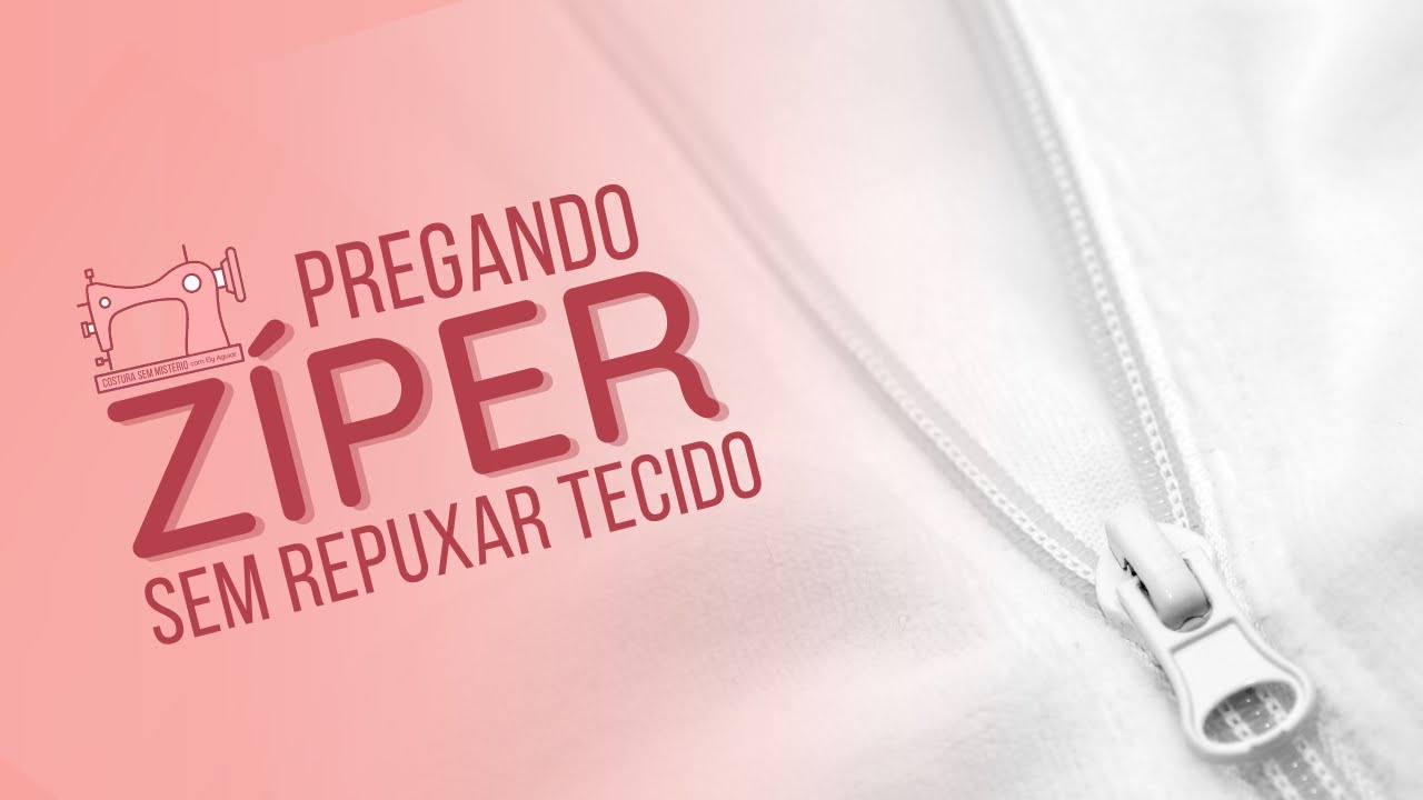 Como pregar ZÍPER no jaleco