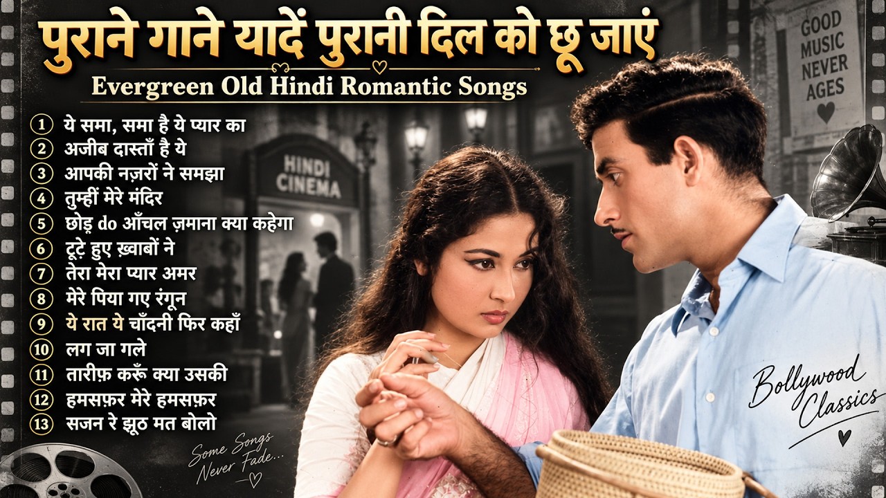 Evergreen Old Hindi Romantic Songs | पुराने गाने, यादें पुरानी दिल को छू जाएं  | Old Is Gold