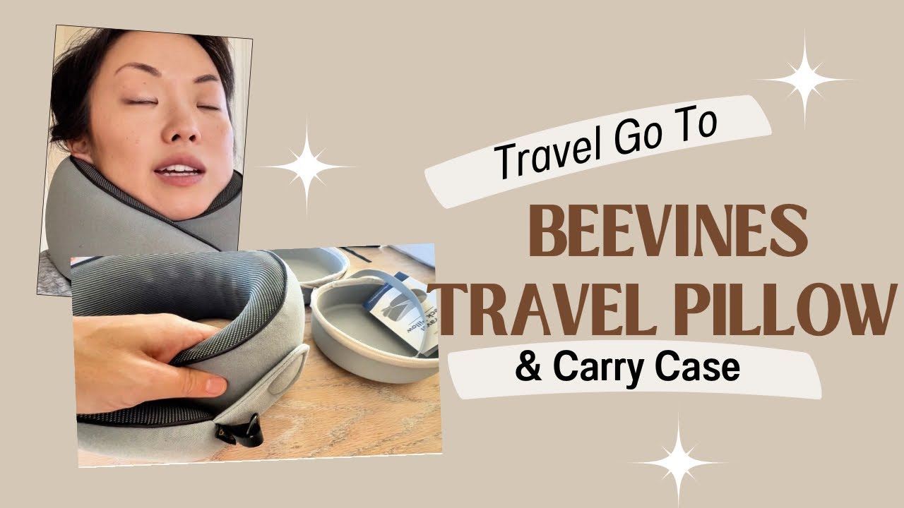 Soft, Breathable & Actually Washable 😍 | BeeVines Travel Pillow