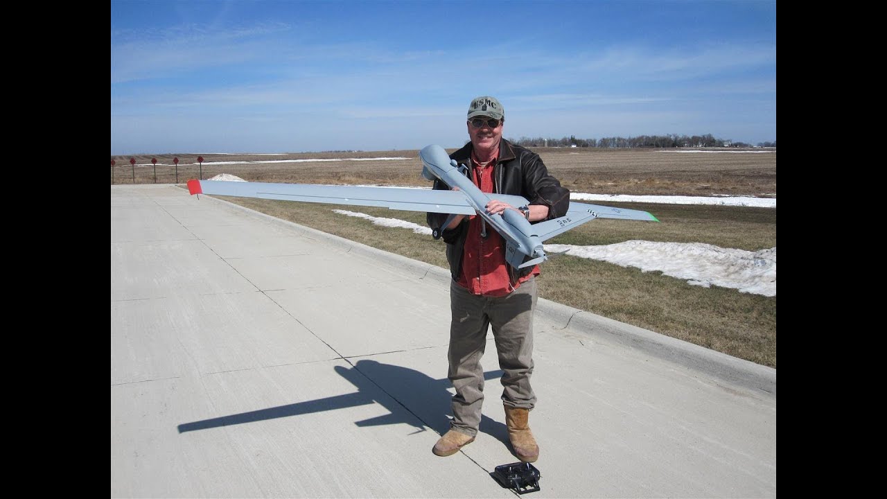 NitroPlanes Video drone.  MQ-9 Reaper UAV Revisited with Video Surveillance.