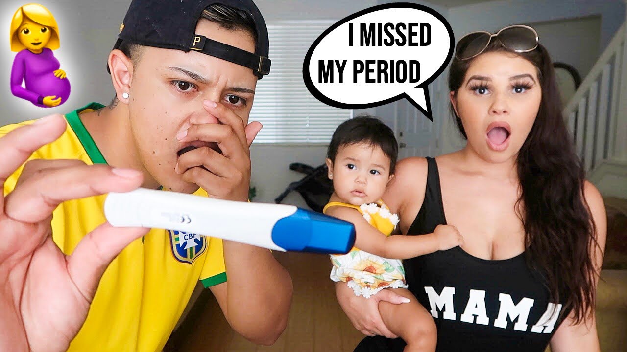 GIVING PREGNANCY HINTS TO SEE HOW MY BOYFRIEND REACTS!!! **CUTE REACTION!!!**