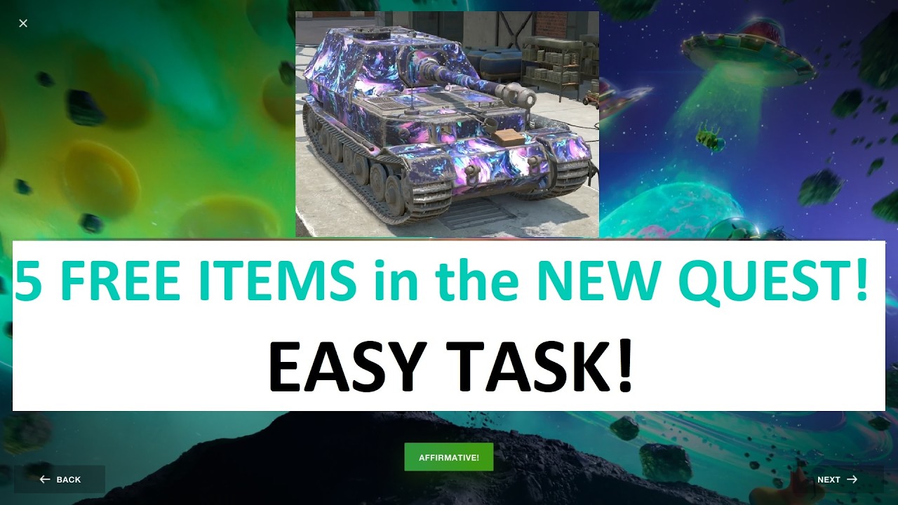 🔥HURRY! Unlock 5 FREE Rewards in the NEW Quest! 💥✨ WoT Blitz