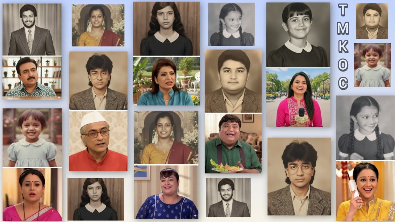 TMKOC Actors Old Photos | क्या आप पहचान पाएंगे? 😲 Old vs New | Taarak Mehta Ka Ooltah Chashmah 