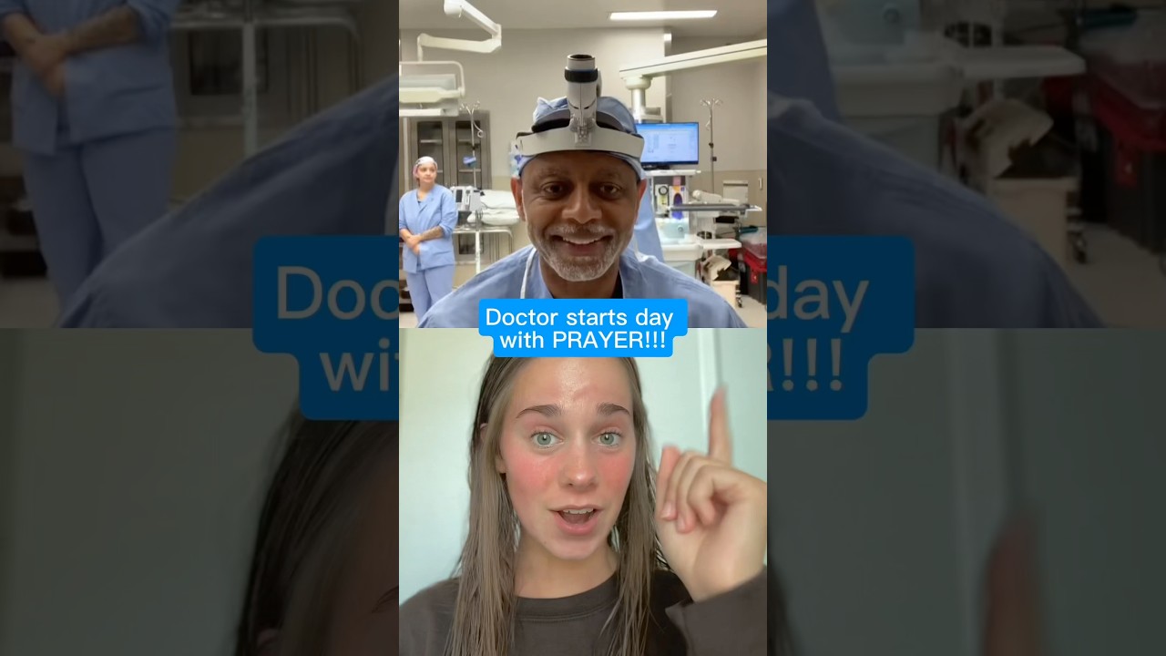 This doctor knows how to PRAY!🔥👏#christian #doctor #prayer #jesus #godisgood #bible