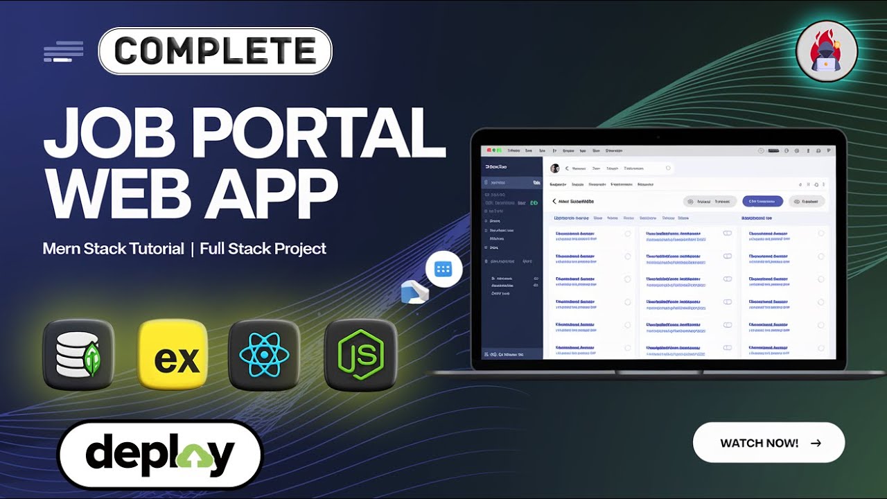 Build a FullStack Job Portal App with MERN Stack (MongoDB, Express, React Js, Node Js) | 1 Shot