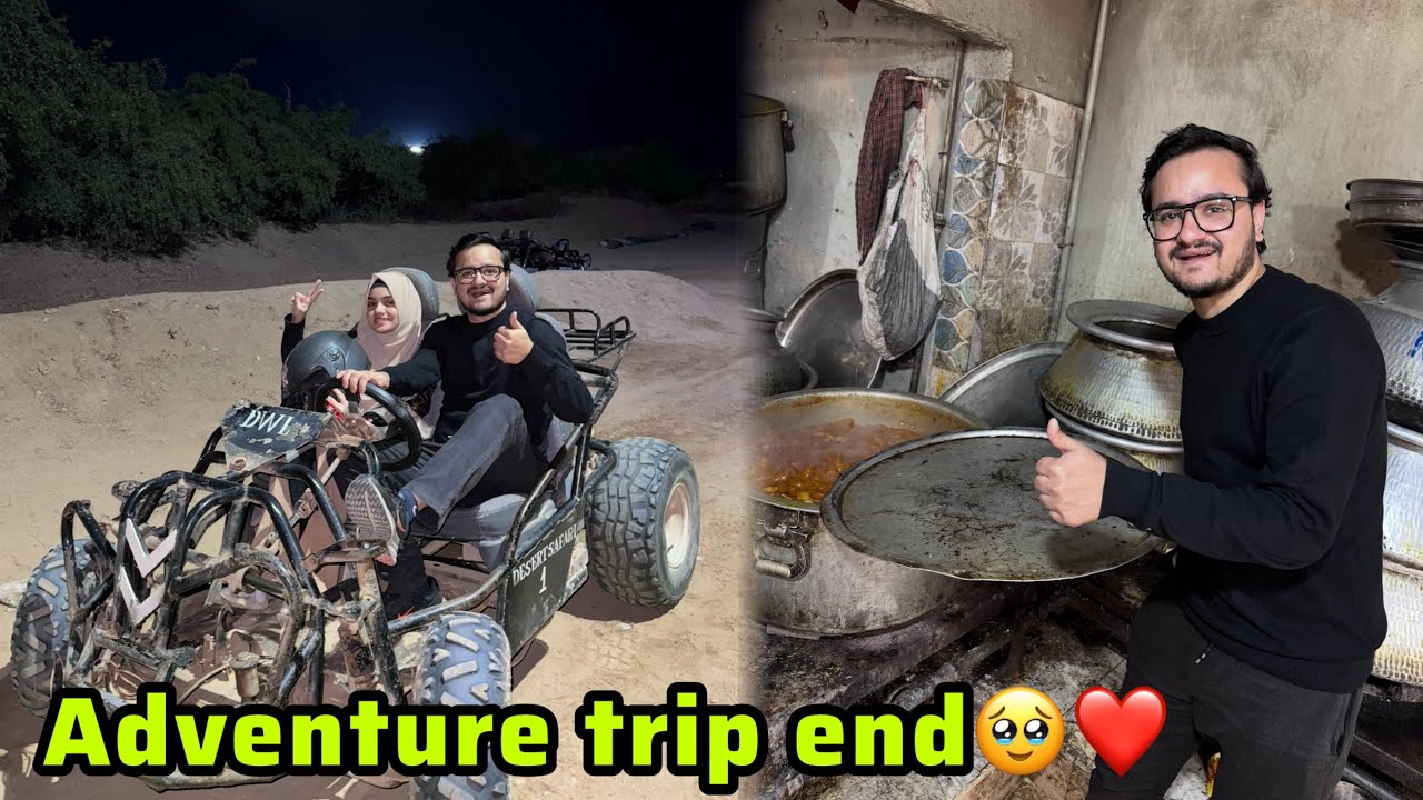 Finally desert safari ride complete😍ghar akar 10kg biryani ka order bhi de diya❤️