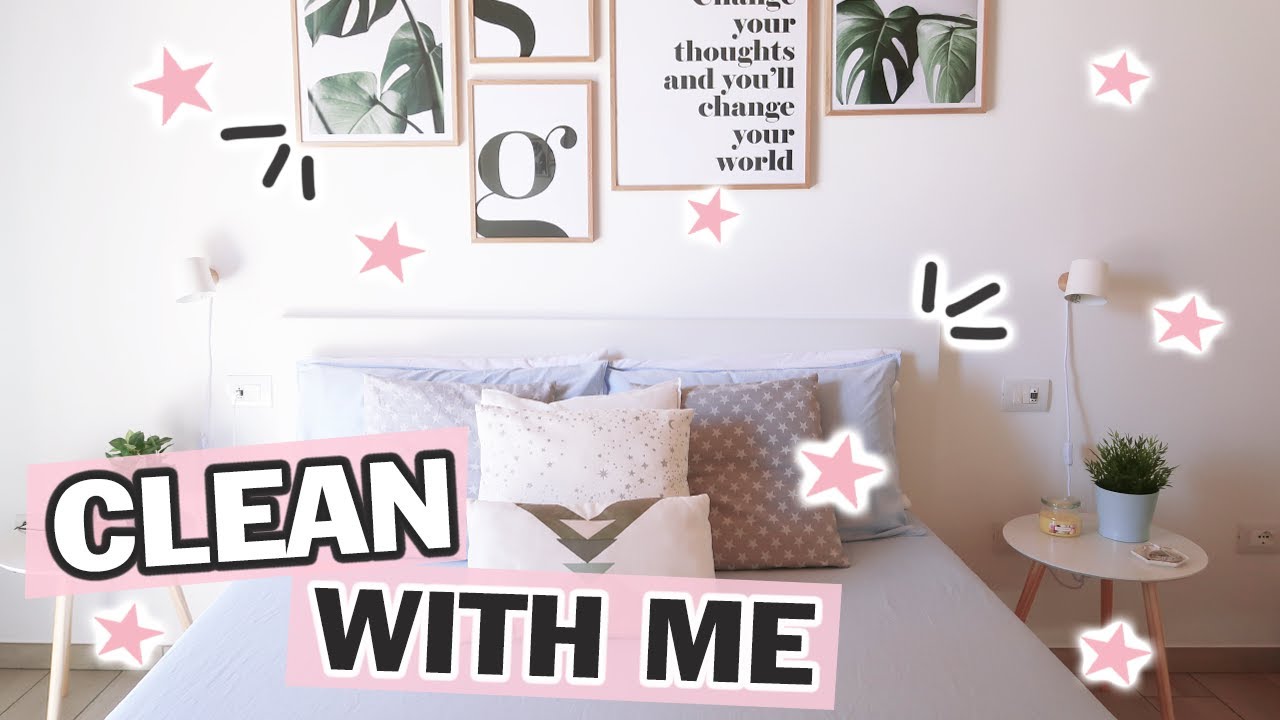 CLEAN WITH ME + BEDROOM TOUR