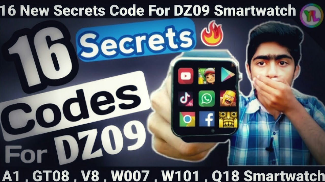 16 Secrets Codes For DZ09 Smartwatch | 16 New Secrets Codes For V8 , A1 , GT08 Smartwatch | You Look