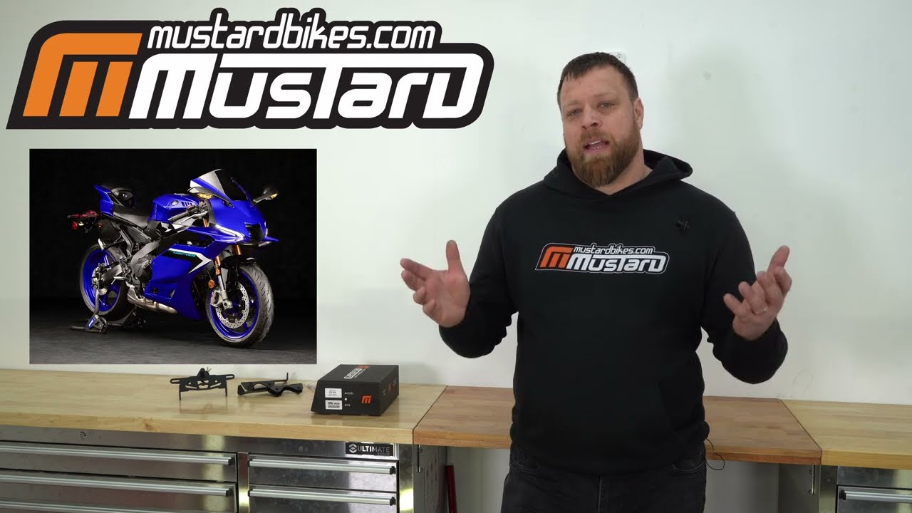Installing a Mustard Bikes tail tidy on a 2025 Yamaha YZF-R9