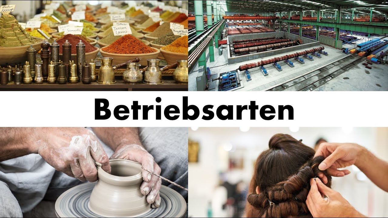 Welche Betriebsarten gibt es und was ist der Unterschied zwischen Unternehmen und Betrieb?