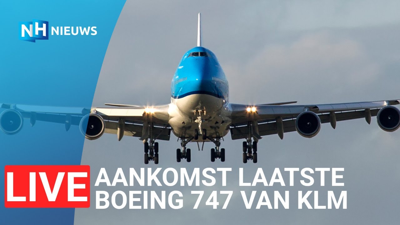 Aankomst laatste Boeing 747-400 van KLM
