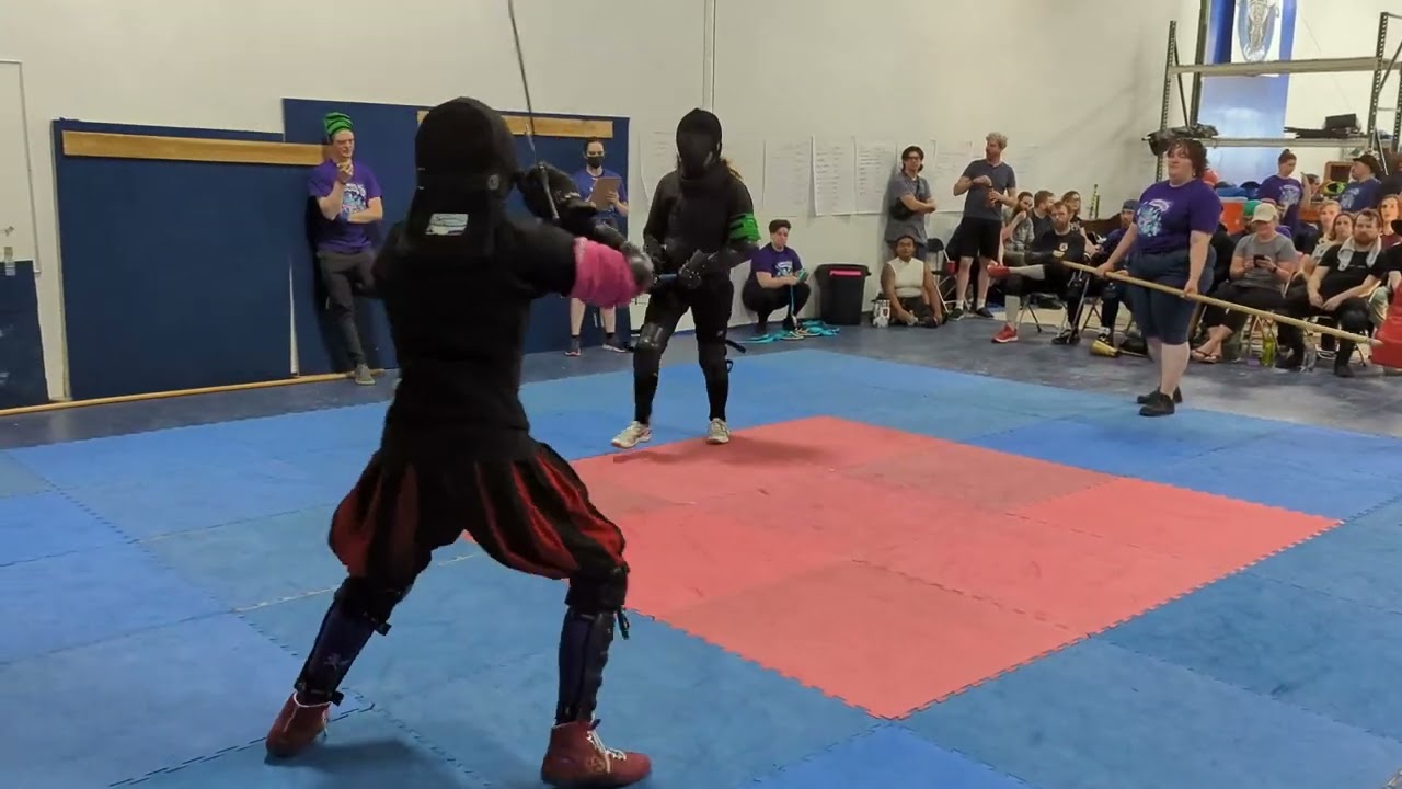 Swordsquatch 2024 Open Steel Longsword Octofinals Round 6 - Trevor Mora vs Amelia Crate