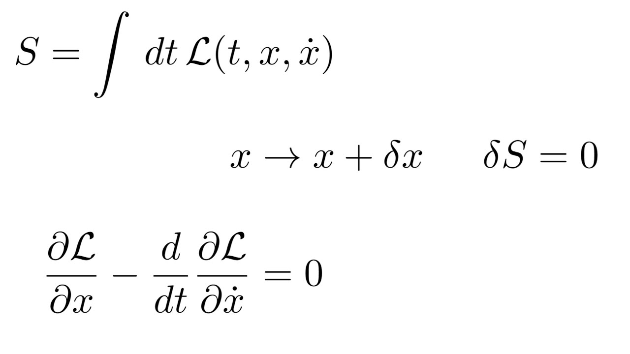 Calculus of Variations Intro (Euler-Lagrange Equation Derivation)