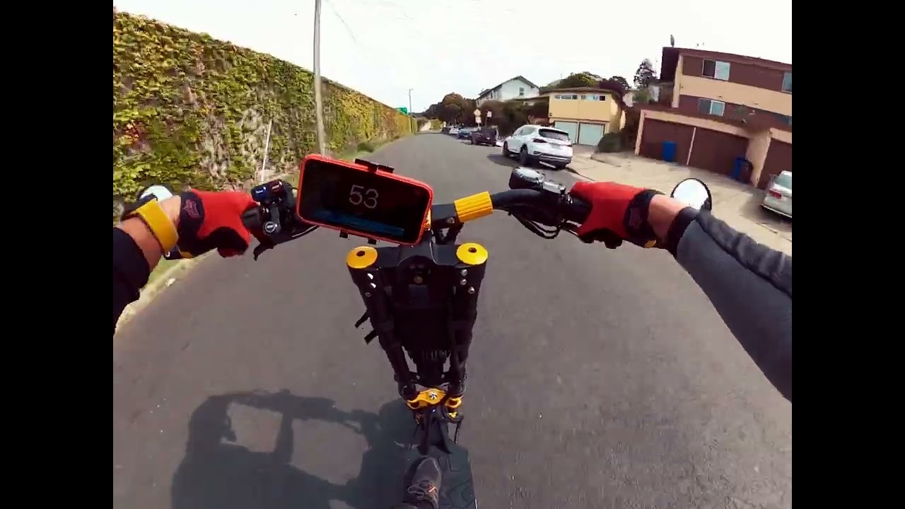 Vsett super 72 1st speed test run sports mode +p12-5- 53mph