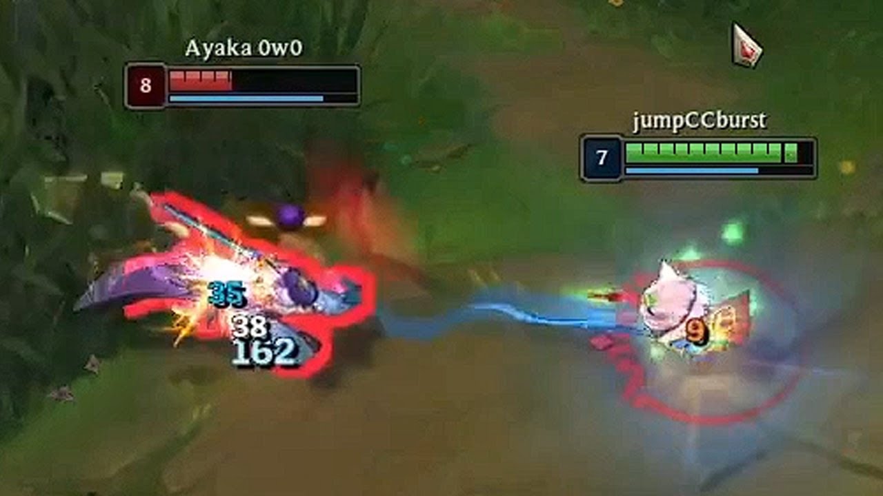 20% HP Fiora vs 100% HP Teemo