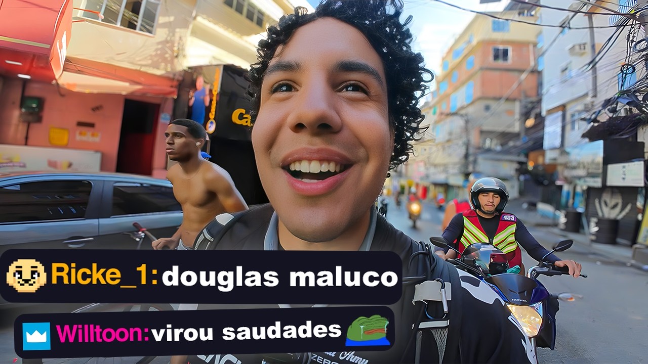 SUBI A ROCINHA E QUASE VIREI SAUDADES