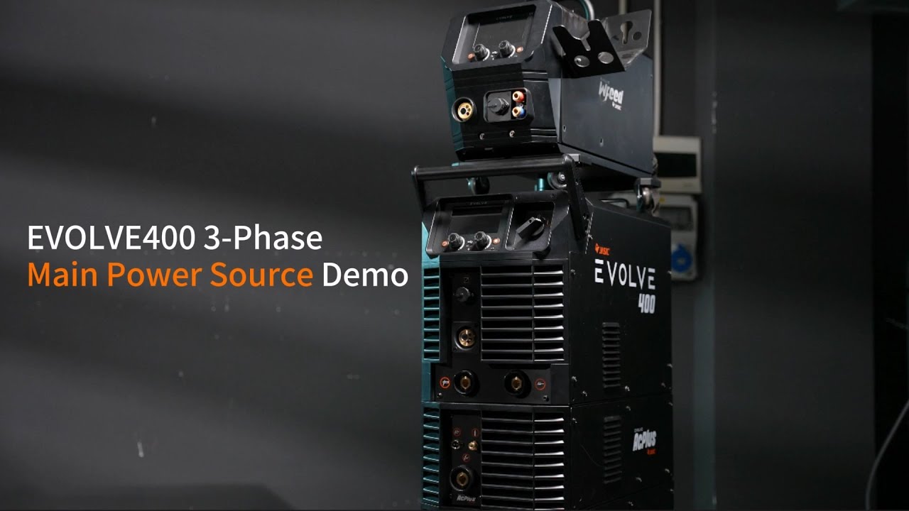 EVOLVE400 3-Phase Welding Machine Main Power Source Demo | MMA & Double Pulse MIG