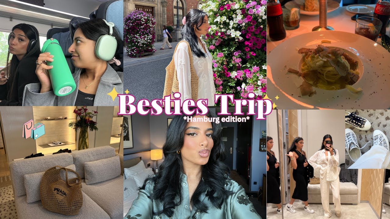 GIRLSTRIP TO HAMBURG 🛍️💗 (Designer shopping, Canon Event) | Sara & Dolunay