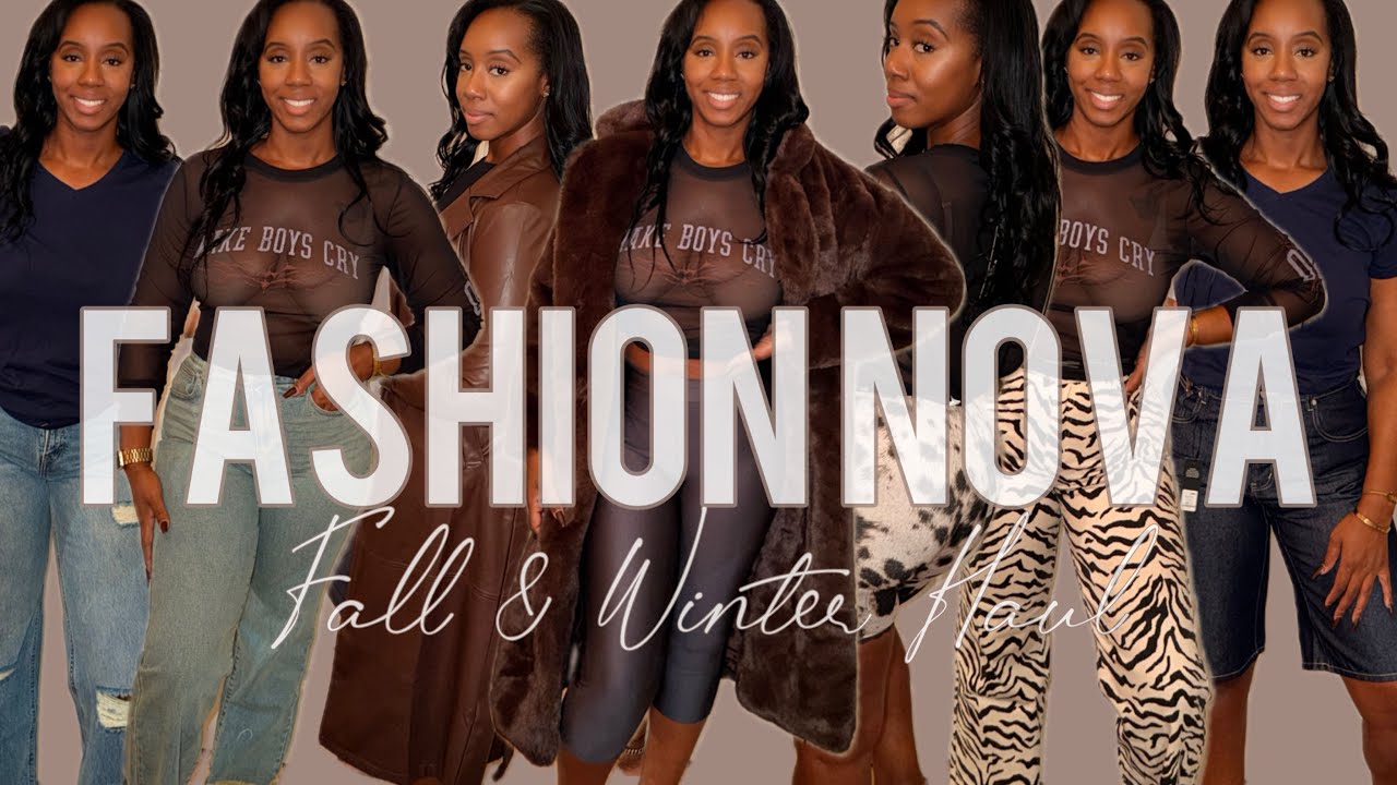 FASHION NOVA FALL HAUL 🍂 | Jeans + Trench + Fur Coats
