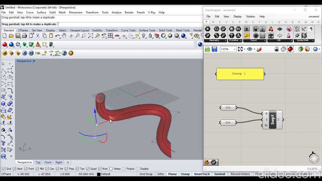 Creating Surfaces Grasshopper 03