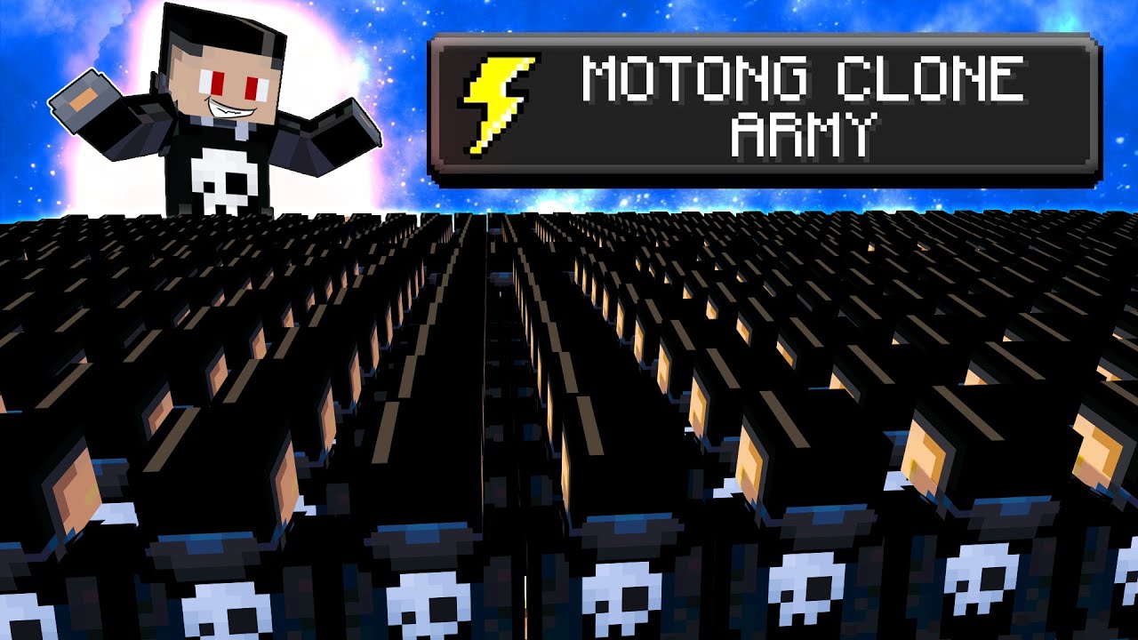 1 MILLION CLONE ARMY in Minecraft!