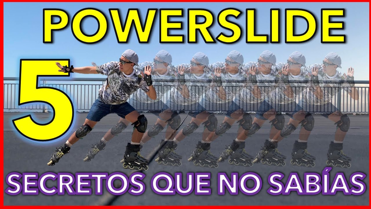🔥como FRENAR en PATINES | POWERSLIDE TUTORIAL
