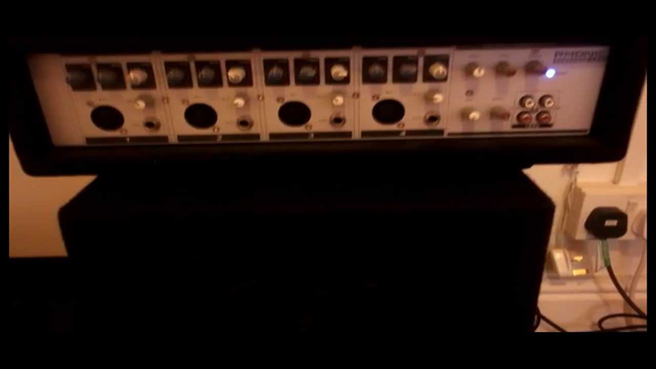 PHONIC PA SYSTEM,POWERPOD 408 POWERED MIXER AMP,2x10 PHONIC SEM710 SPEAKERS