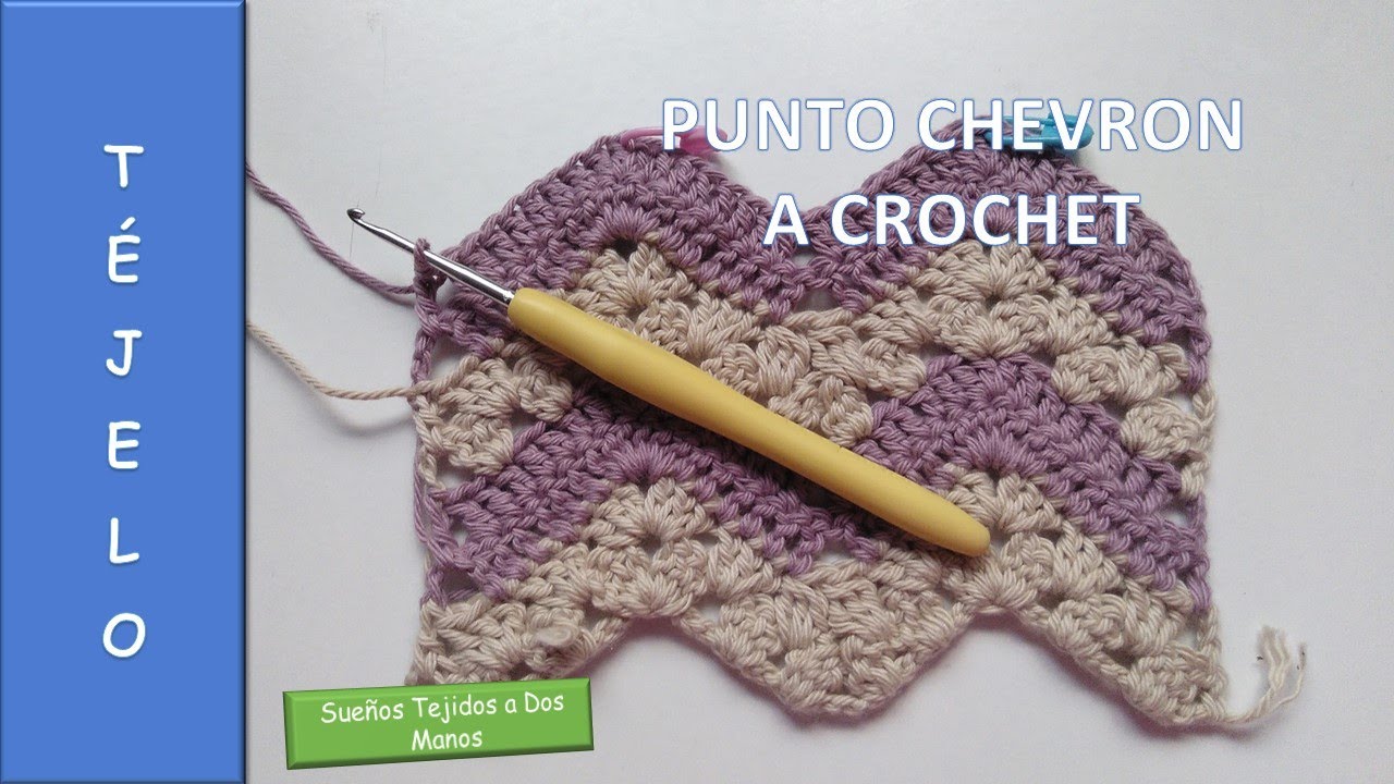 PUNTO CHEVRON CROCHET, PASO A PASO