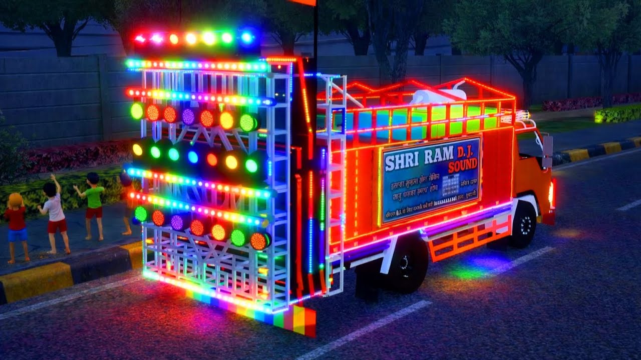 छोटे छोटे बच्चों ने बुलाया डीजे ट्रैक ! Loading dj truck ! Loading Dj  ! Dj truck mod ! Bussid game