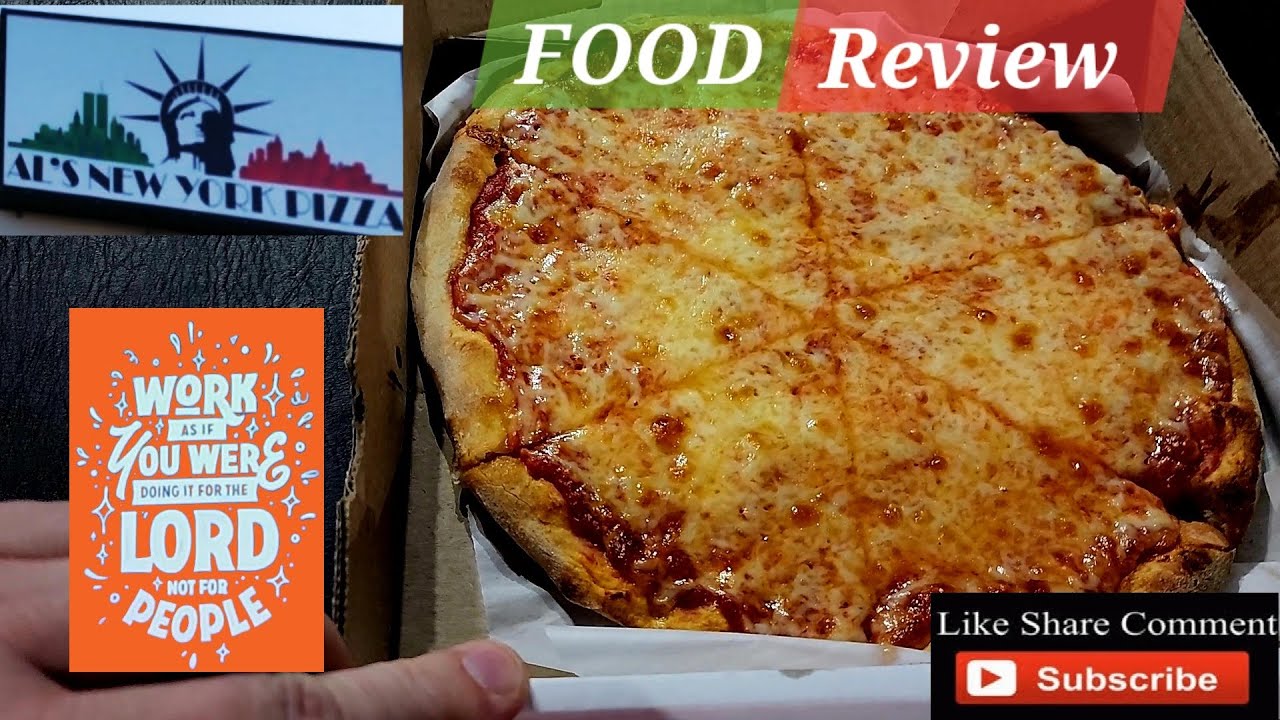 Al's New York Pizza Food Review  Extra Cheese Pizza
